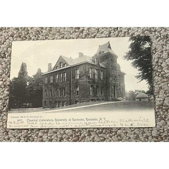 Post Card - Chemical Laboratory University Of Rochester, Rochester New York 1906 - Picture 1 of 2